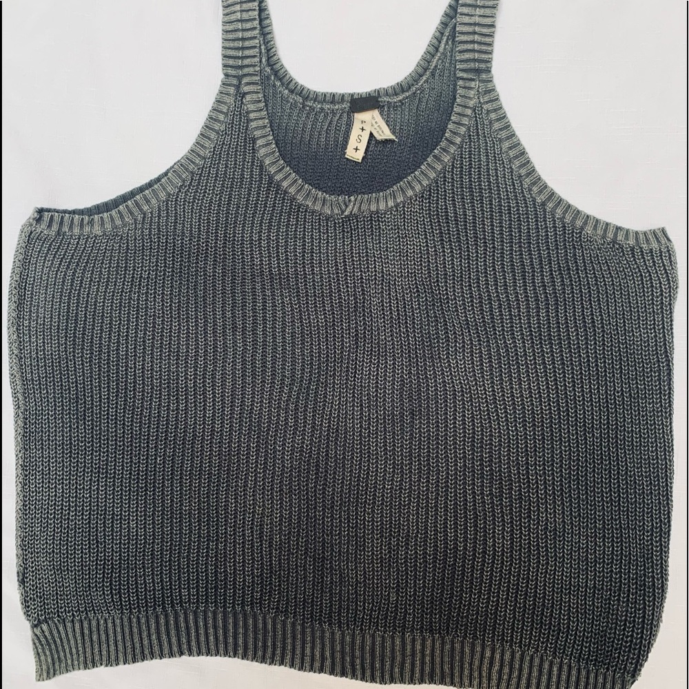 Free People cropped oversized vest